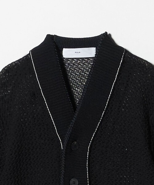 TOGA PULLA（トーガ　プルラ）の「＜TOGA PULLA＞レース ニットカーディガン（カーディガン/ボレロ・レディース・ベージュ/ブラック・36）」の9枚目の写真