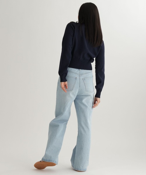 studio CLIP（スタディオクリップ）の「【daily CLIP】ループヤーンクロスボタンカーディガン（カーディガン/ボレロ・レディース・オフホワイト/ネイビー・FREE）」の18枚目の写真