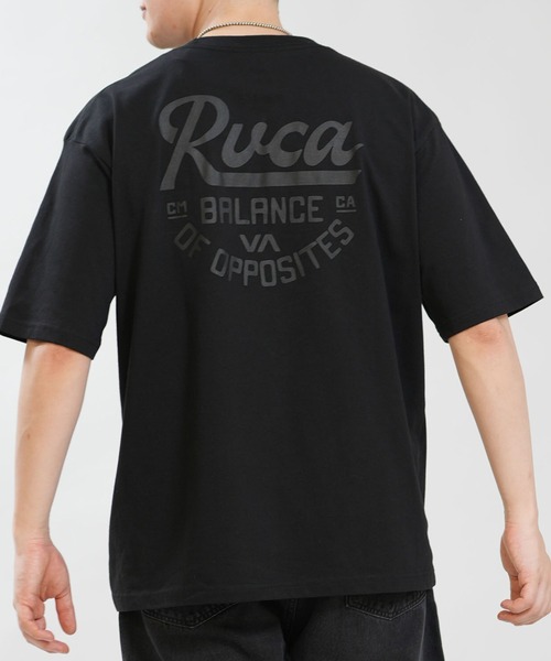 RVCA(ルーカ)の「RVCA/ルーカ 半袖 Tシャツ BG041204(Tシャツ/カットソー・メンズ・ブラック/カーキブラウン/ホワイト・M/S/L)」の2枚目の写真