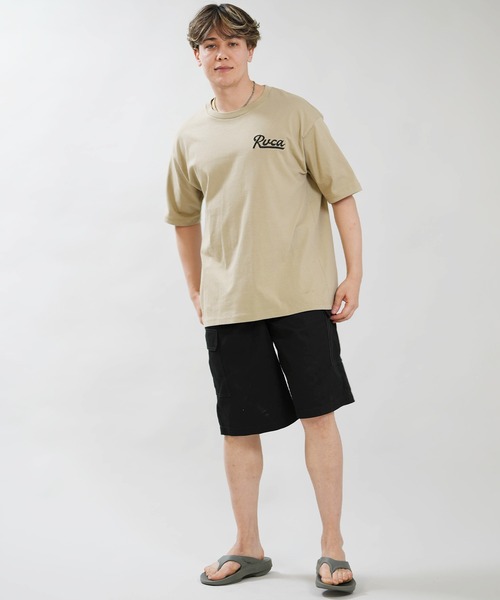 RVCA(ルーカ)の「RVCA/ルーカ 半袖 Tシャツ BG041204(Tシャツ/カットソー・メンズ・ブラック/カーキブラウン/ホワイト・M/S/L)」の18枚目の写真