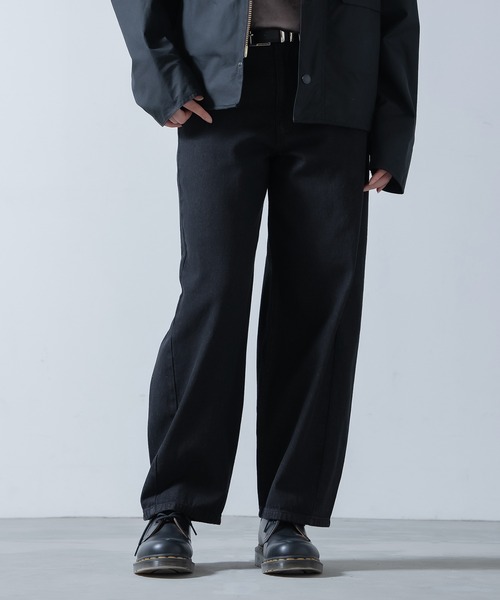 improves（インプローブス）の「9.5oz デニム バレルレッグ ジーンズ（デニムパンツ・メンズ・ネイビー/ブラック系/ブルー/ブラック/サックスブルー・X-LARGE/LARGE/MEDIUM/SMALL）」の2枚目の写真