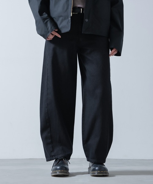 improves（インプローブス）の「9.5oz デニム バレルレッグ ジーンズ（デニムパンツ・メンズ・ネイビー/ブラック系/ブルー/ブラック/サックスブルー・X-LARGE/LARGE/MEDIUM/SMALL）」の12枚目の写真