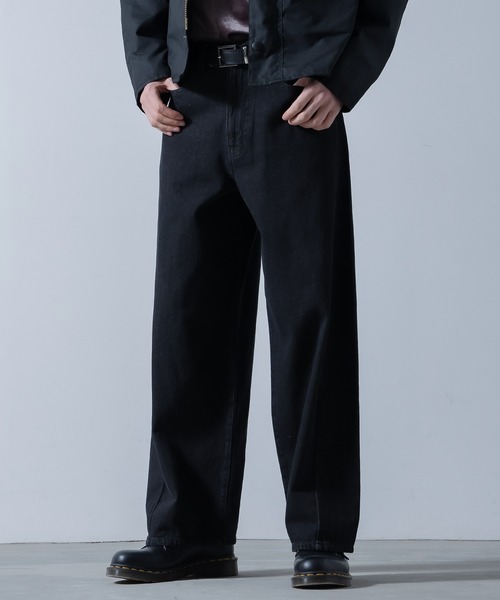 improves（インプローブス）の「9.5oz デニム バレルレッグ ジーンズ（デニムパンツ・メンズ・ネイビー/ブラック系/ブルー/ブラック/サックスブルー・X-LARGE/LARGE/MEDIUM/SMALL）」の13枚目の写真