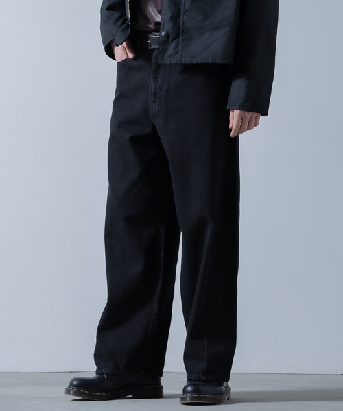 improves（インプローブス）の「9.5oz デニム バレルレッグ ジーンズ（デニムパンツ・メンズ・ネイビー/ブラック系/ブルー/ブラック/サックスブルー・X-LARGE/LARGE/MEDIUM/SMALL）」の14枚目の写真