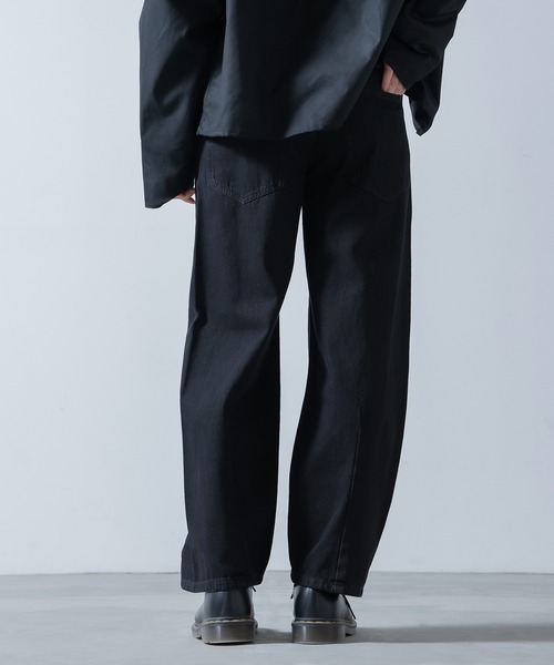 improves（インプローブス）の「9.5oz デニム バレルレッグ ジーンズ（デニムパンツ・メンズ・ネイビー/ブラック系/ブルー/ブラック/サックスブルー・X-LARGE/LARGE/MEDIUM/SMALL）」の17枚目の写真