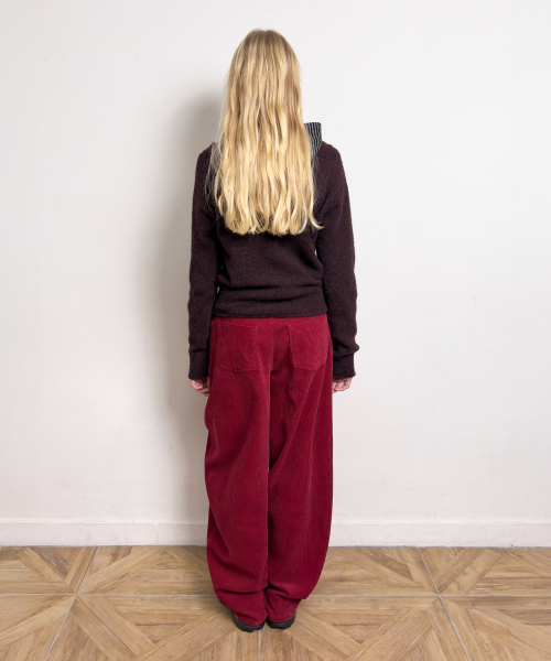 DIAGONAL(ダイアゴナル)の「ADJUSTABLE CORD TROUSERS (red)(その他パンツ・レディース・その他・SMALL/MEDIUM)」の11枚目の写真