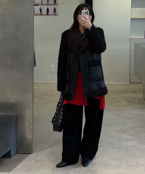 DIAGONAL(ダイアゴナル)の「ADJUSTABLE CORD TROUSERS (red)(その他パンツ・レディース・その他・SMALL/MEDIUM)」の5枚目の写真