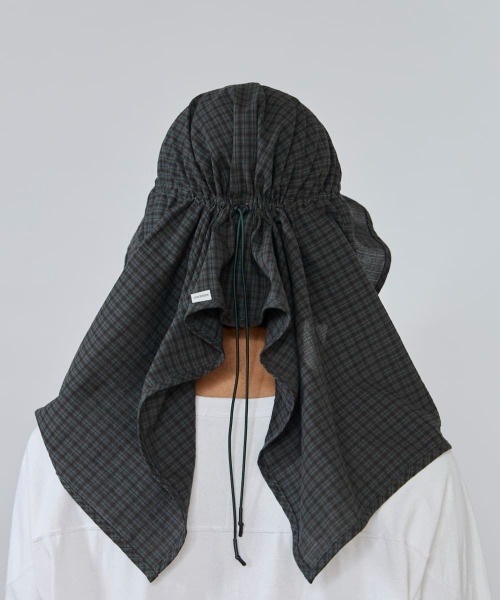 OVERRIDE(オーバーライド)の「OVERRIDE DOBBY PLAID HAT SHADE / オーバーライド(その他ヘアアクセサリー・メンズ・グリーン/ベージュ/ブルー・ONE SIZE)」の11枚目の写真
