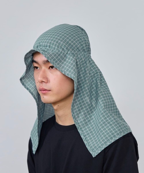 OVERRIDE(オーバーライド)の「OVERRIDE DOBBY PLAID HAT SHADE / オーバーライド(その他ヘアアクセサリー・メンズ・グリーン/ベージュ/ブルー・ONE SIZE)」の16枚目の写真