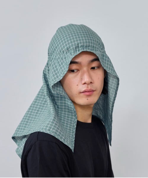 OVERRIDE(オーバーライド)の「OVERRIDE DOBBY PLAID HAT SHADE / オーバーライド(その他ヘアアクセサリー・メンズ・グリーン/ベージュ/ブルー・ONE SIZE)」の17枚目の写真