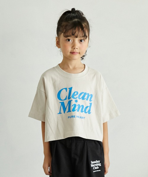 undeny.（アンディニ－）の「アンディニー Clean Mind ショート Tシャツ（Tシャツ/カットソー・キッズ・ピンク/ホワイト/ベージュ系その他・XL/L/M）」の2枚目の写真