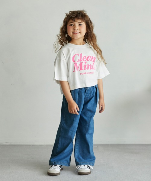 undeny.(アンディニ-)の「アンディニー Clean Mind ショート Tシャツ(Tシャツ/カットソー・キッズ・ピンク/ホワイト/ベージュ系その他・XL/L/M)」の7枚目の写真