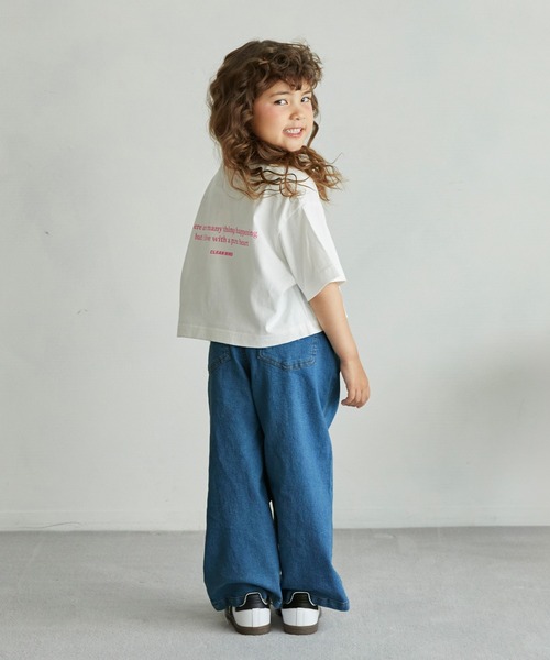 undeny.(アンディニ-)の「アンディニー Clean Mind ショート Tシャツ(Tシャツ/カットソー・キッズ・ピンク/ホワイト/ベージュ系その他・XL/L/M)」の8枚目の写真