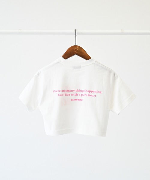 undeny.(アンディニ-)の「アンディニー Clean Mind ショート Tシャツ(Tシャツ/カットソー・キッズ・ピンク/ホワイト/ベージュ系その他・XL/L/M)」の14枚目の写真