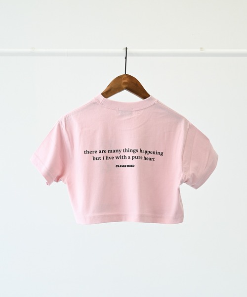 undeny.(アンディニ-)の「アンディニー Clean Mind ショート Tシャツ(Tシャツ/カットソー・キッズ・ピンク/ホワイト/ベージュ系その他・XL/L/M)」の10枚目の写真