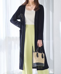 さらっと軽いサマーカーディガン ロング丈
