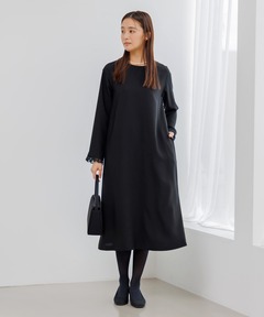 【troisiemechaco】喪服・慶弔両用/ブラックフォーマルワンピース