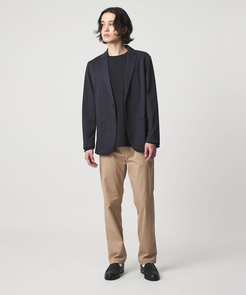 A DAY IN THE LIFE UNITED ARROWS（アデイインザライフユナイテッドアローズ）の「メランジ カルゼ ジャージー カーディガンジャケット＜A DAY IN THE LIFE＞（カーディガン/ボレロ・メンズ・ネイビー/ダークグレー/モカ・L/S/M）」の5枚目の写真