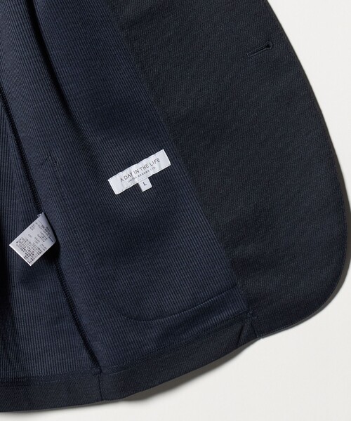 A DAY IN THE LIFE UNITED ARROWS（アデイインザライフユナイテッドアローズ）の「メランジ カルゼ ジャージー カーディガンジャケット＜A DAY IN THE LIFE＞（カーディガン/ボレロ・メンズ・ネイビー/ダークグレー/モカ・L/S/M）」の20枚目の写真