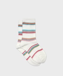 Paul Smith JUNIOR（ポールスミスジュニア）の「ジュニア カラーボーダー ソックス / 893205 2961433（ソックス/靴下）」