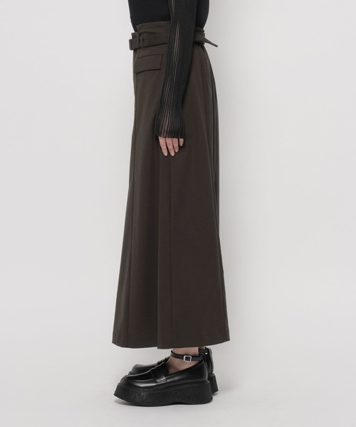 HARE（ハレ）の「CLEAR TEXTUREキリカエナロースカート(HARE)（スカート・レディース・ブラック/ブラウン/ライトグレー・FREE）」の21枚目の写真