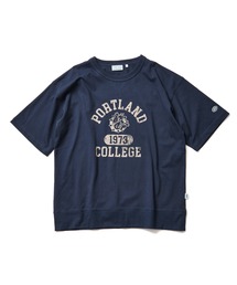 DISCUS ATHLETIC（ディスカス　アスレチック）の「DISCUS ATHLETIC ディスカス アスレティック USAコットンヘビープリントスウェットTシャツ（Tシャツ/カットソー）」