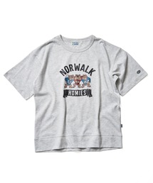 DISCUS ATHLETIC（ディスカス　アスレチック）の「DISCUS ATHLETIC ディスカス アスレティック USAコットンヘビープリントスウェットTシャツ（Tシャツ/カットソー）」