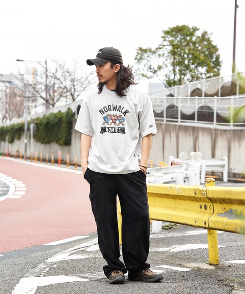 DISCUS ATHLETIC(ディスカス アスレチック)の「DISCUS ATHLETIC ディスカス アスレティック USAコットンヘビープリントスウェットTシャツ(Tシャツ/カットソー・メンズ・ネイビー/オフホワイト/ブラック/グレー・M/L/LL)」の7枚目の写真