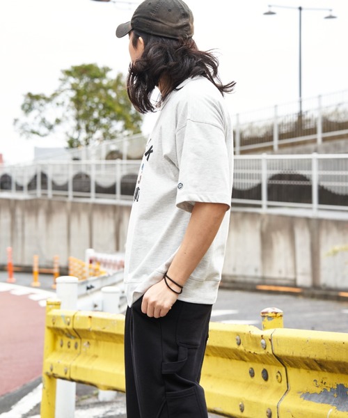 DISCUS ATHLETIC(ディスカス アスレチック)の「DISCUS ATHLETIC ディスカス アスレティック USAコットンヘビープリントスウェットTシャツ(Tシャツ/カットソー・メンズ・ネイビー/オフホワイト/ブラック/グレー・M/L/LL)」の5枚目の写真