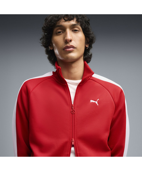 PUMA(プーマ)の「PUMA プーマ メンズ T7 オールウェイズ オン トラック ジャケット DK(ジャージ・メンズ・ブラック系その他/レッド・MEDIUM/LARGE/SMALL/XX-LARGE/X-LARGE)」の8枚目の写真