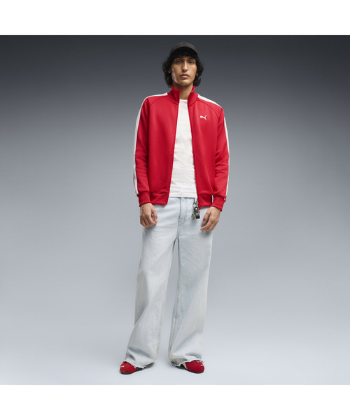 PUMA(プーマ)の「PUMA プーマ メンズ T7 オールウェイズ オン トラック ジャケット DK(ジャージ・メンズ・ブラック系その他/レッド・MEDIUM/LARGE/SMALL/XX-LARGE/X-LARGE)」の7枚目の写真