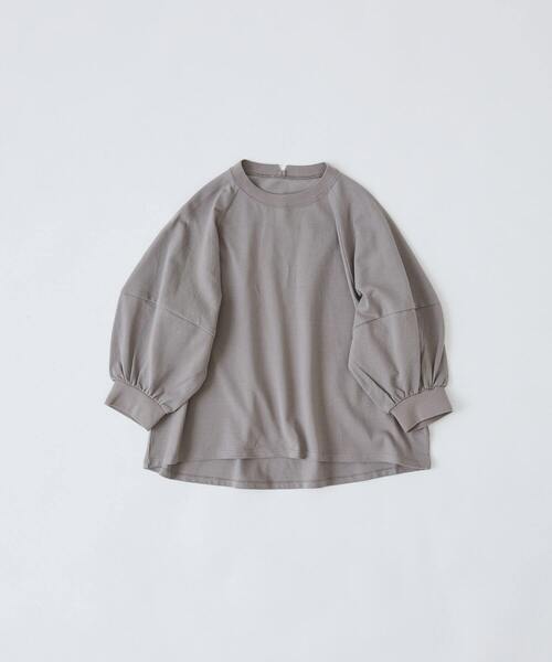 conges payes ADIEU TRISTESSE（コンジェ ペイエ アデュートリステス）の「ボトルシルエットスリーブカットソーブラウス（シャツ/ブラウス・レディース・チャコールグレー/グレイッシュベージュ/ベージュ・FREE）」の3枚目の写真