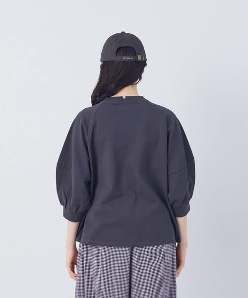 conges payes ADIEU TRISTESSE（コンジェ ペイエ アデュートリステス）の「ボトルシルエットスリーブカットソーブラウス（シャツ/ブラウス・レディース・チャコールグレー/グレイッシュベージュ/ベージュ・FREE）」の17枚目の写真