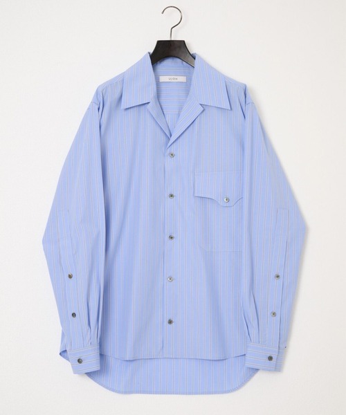 UJOH HOMME/ウジョー】Wide Set Open Collar Shirt（シャツ/ブラウス