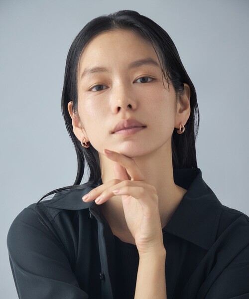 Jouete(ジュエッテ)の「ピアス クロス(ピアス(両耳用)・レディース・ピンクゴールド・FREE)」の4枚目の写真