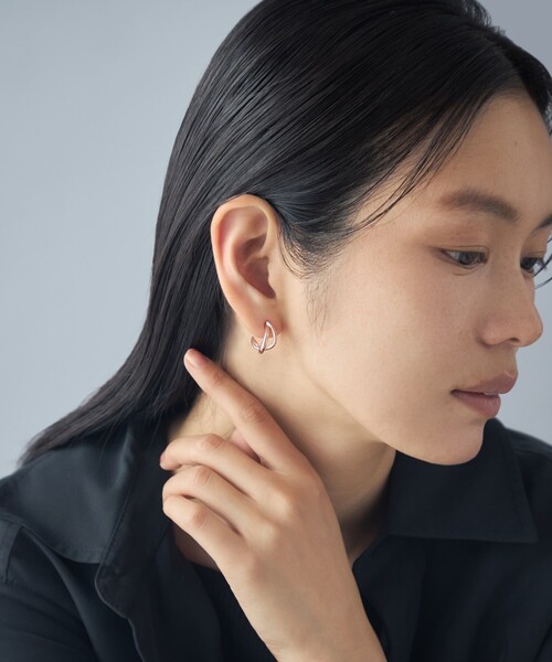 Jouete(ジュエッテ)の「ピアス クロス(ピアス(両耳用)・レディース・ピンクゴールド・FREE)」の5枚目の写真