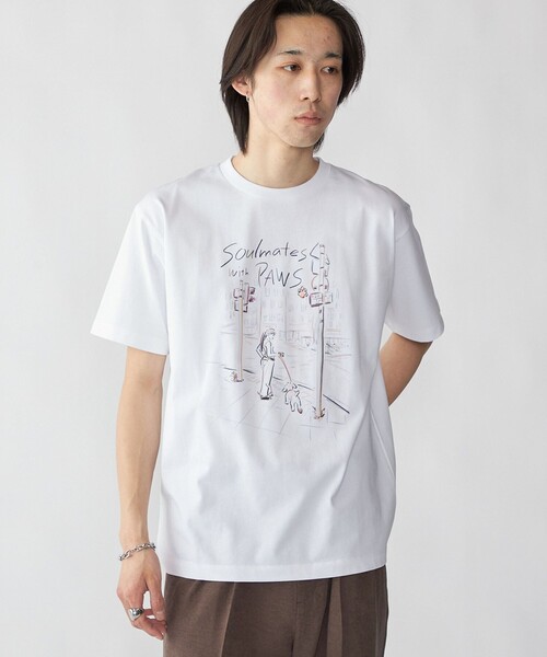 City Ambient Products(シティアンビエントプロダクツ)の「【City Ambient Products別注】佐伯 ゆう子: アート Tシャツ(Tシャツ/カットソー・メンズ・ホワイト/ライトホワイト・MEDIUM/LARGE/X-LARGE)」の19枚目の写真