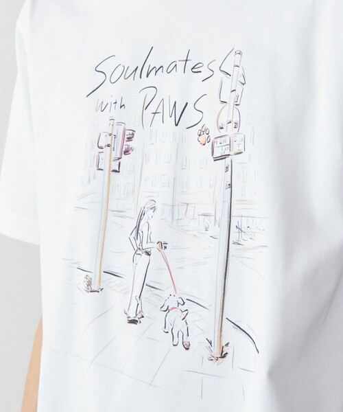 City Ambient Products(シティアンビエントプロダクツ)の「【City Ambient Products別注】佐伯 ゆう子: アート Tシャツ(Tシャツ/カットソー・メンズ・ホワイト/ライトホワイト・MEDIUM/LARGE/X-LARGE)」の14枚目の写真