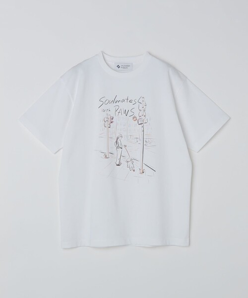 City Ambient Products(シティアンビエントプロダクツ)の「【City Ambient Products別注】佐伯 ゆう子: アート Tシャツ(Tシャツ/カットソー・メンズ・ホワイト/ライトホワイト・MEDIUM/LARGE/X-LARGE)」の7枚目の写真
