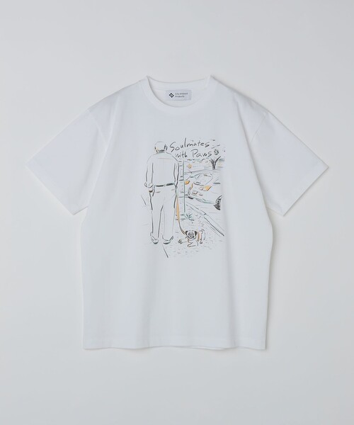 City Ambient Products(シティアンビエントプロダクツ)の「【City Ambient Products別注】佐伯 ゆう子: アート Tシャツ(Tシャツ/カットソー・メンズ・ホワイト/ライトホワイト・MEDIUM/LARGE/X-LARGE)」の22枚目の写真