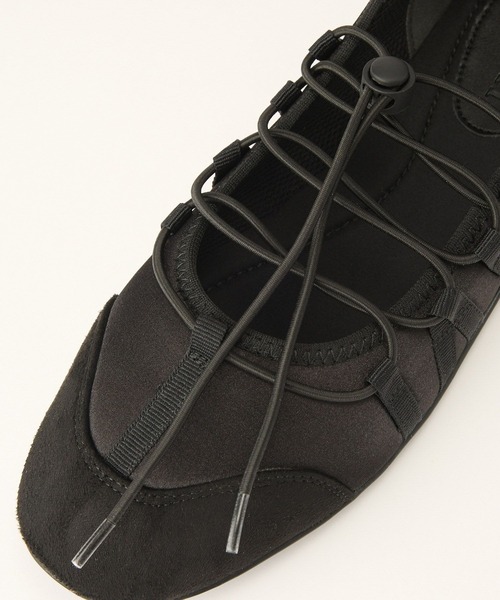 BARNYARDSTORM（バンヤードストーム）の「BARNYARDSTORM / コードサテンバレエスニーカー【一部店舗限定】（スニーカー・レディース・ブラウン/ブラック・LL/L/M/S）」の17枚目の写真