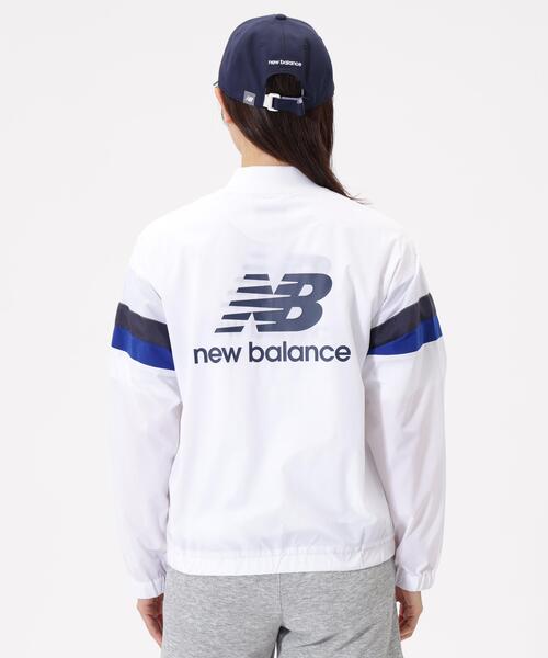 New Balance Golf(ニューバランスゴルフ)の「【new balance golf】リブカラーブルゾン (WOMENS)(ブルゾン・レディース・ホワイト/ブルー系その他2・LARGE/SMALL/MEDIUM)」の4枚目の写真