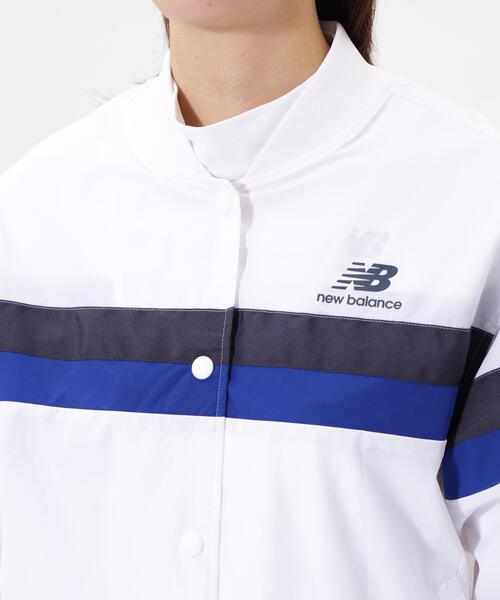 New Balance Golf(ニューバランスゴルフ)の「【new balance golf】リブカラーブルゾン (WOMENS)(ブルゾン・レディース・ホワイト/ブルー系その他2・LARGE/SMALL/MEDIUM)」の6枚目の写真