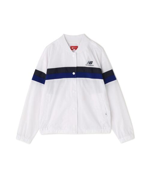 New Balance Golf(ニューバランスゴルフ)の「【new balance golf】リブカラーブルゾン (WOMENS)(ブルゾン・レディース・ホワイト/ブルー系その他2・LARGE/SMALL/MEDIUM)」の9枚目の写真