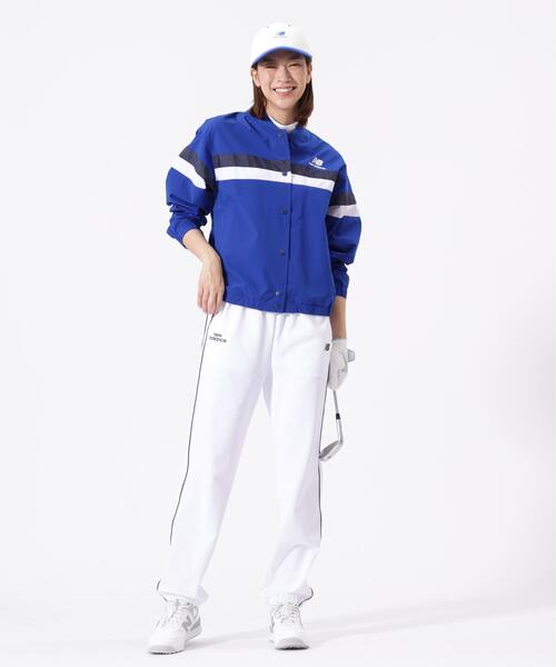 New Balance Golf(ニューバランスゴルフ)の「【new balance golf】リブカラーブルゾン (WOMENS)(ブルゾン・レディース・ホワイト/ブルー系その他2・LARGE/SMALL/MEDIUM)」の13枚目の写真