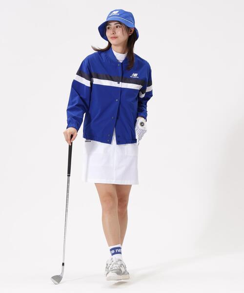 New Balance Golf(ニューバランスゴルフ)の「【new balance golf】リブカラーブルゾン (WOMENS)(ブルゾン・レディース・ホワイト/ブルー系その他2・LARGE/SMALL/MEDIUM)」の15枚目の写真