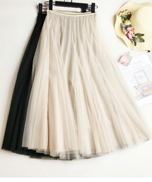 SUGAR BISKET（シュガービスケット）の「チュール ロングスカート（スカート）」