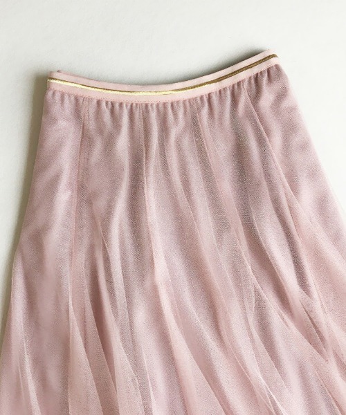 AMELY（エミリー）の「チュール ロングスカート（スカート・レディース・グレー/ピンク/ブラック/ベージュ・フリー）」の10枚目の写真