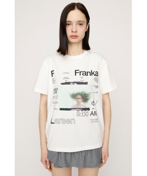 SLY(スライ)の「【SNSで話題!】PHOTO LOGO 2 SIZE T/SH フォトロゴツーサイズTSIZE T/SH フォトロゴツーサイズTシャツ 春服 夏服(Tシャツ/カットソー・レディース・イエロー/杢グレー/ホワイト・1/2)」の9枚目の写真