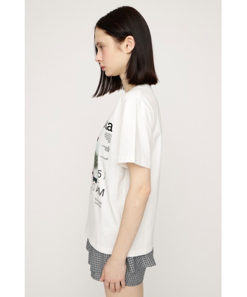 SLY(スライ)の「【SNSで話題!】PHOTO LOGO 2 SIZE T/SH フォトロゴツーサイズTSIZE T/SH フォトロゴツーサイズTシャツ 春服 夏服(Tシャツ/カットソー・レディース・イエロー/杢グレー/ホワイト・1/2)」の10枚目の写真